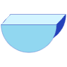 Circle Half Down Element from Symbols 3D - Duo Set