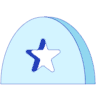 Circle Half Star Element from Symbols 3D - Duo Set
