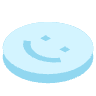 Circle Smile Element from Symbols 3D - Shade Set