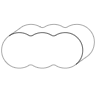 Circle Triple Element from Symbols 3D - Line Set