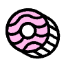 Circle Tube 2 Element from Symbols 3D Fun - Pattern Set