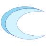 Crescent Moon Element from Symbols 3D - Duo Set