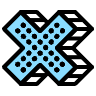 Cross False Element from Symbols 3D Fun - Pattern Set