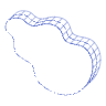 Curve Guitar Element from Symbols 3D - Wireframe Set