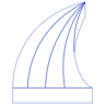 Curve Rainbow Way 2 Element from Symbols 3D - Line Set
