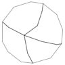 Decagon 1 Element from Symbols 3D - Line Set