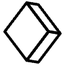 Diamond Shape Element from 3D Fun (Line) Set