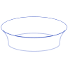 Elipse Bowl Element from Symbols 3D - Line Set