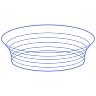 Elipse Bowl Element from Symbols 3D - Wireframe Set