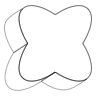Elipse Crossl Element from Symbols 3D - Line Set