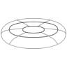 Elipse Double Element from Symbols 3D - Wireframe Set