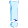 Exclamation Mark Element from Symbols 3D - Duo Set