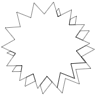 Explode Badge Element from Symbols 3D - Line Set