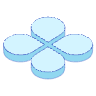 Flower 3 Element from Symbols 3D - Duo Set