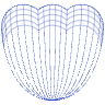 Flower 4 Element from Symbols 3D - Wireframe Set