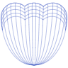 Flower 4 Element from Symbols 3D - Wireframe Set