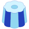 Flower Pudding Element from Symbols 3D - Duo Set