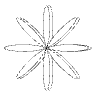 Flower Star Element from Symbols 3D - Line Set