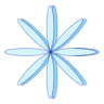 Flower Star Element from Symbols 3D - Duo Set