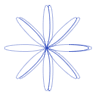 Flower Star Element from Symbols 3D - Line Set