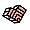 Heart Pixel Element from 3D Fun (Texturized) Set