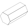 Hexagonal Prism Element from 3D Motifs (Line) Set