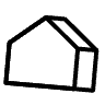 House Pentagon Element from 3D Fun (Line) Set
