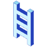Ladder Element Abstract Dimension Ladder Line Shade Element from 3D Motifs (Duo) Set