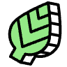 Leaf Element from 3D Fun (Texturized) Set