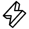Lightning Bolt Element from 3D Fun (Line) Set