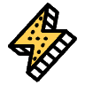 Lightning Bolt Element from 3D Fun (Texturized) Set