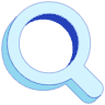 Magnify Glass Circle Element from 3D Motifs (Duo) Set
