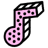 Note Eighth Music Element from 3D Fun (Texturized) Set