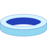 Oval Cylinder 1 Element from 3D Motifs (Duo) Set