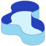 Oval Wave Element from 3D Motifs (Duo) Set
