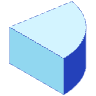 Pie Curve Cube Element from 3D Motifs (Duo) Set