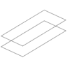 Rectangle Element from 3D Motifs (Wireframe) Set