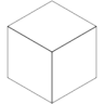 Rectangle Cube Element from 3D Motifs (Line) Set