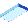Rectangle Cuboid 3 Element from 3D Motifs (Duo) Set