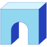 Rectangle Cuboid Curve Element from 3D Motifs (Duo) Set