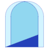Rectangle Curved 2 Element from 3D Motifs (Duo) Set