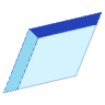 Rectangle Oblique Element from 3D Motifs (Duo) Set