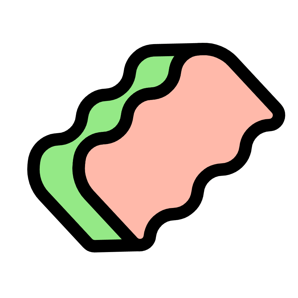 Abstract Meat Element from Retro Shapes Set