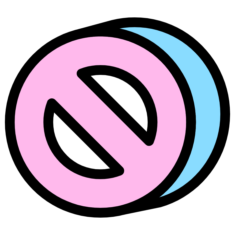 Ban Prohibit Element from Retro Shapes Set