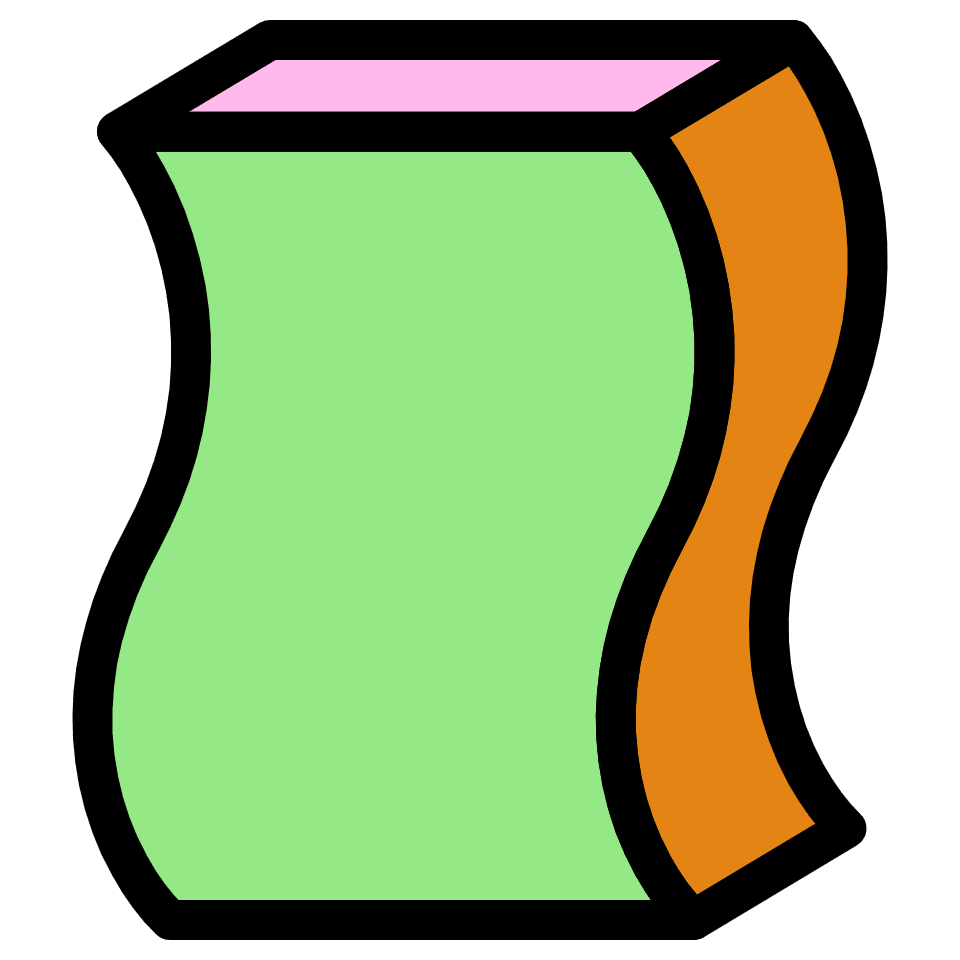 Bill Paper Element from Retro Shapes Set