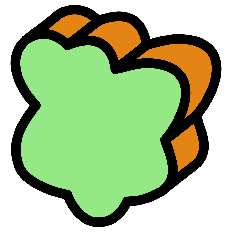 Bush Element from Retro Shapes Set
