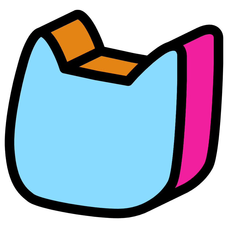 Cat Element from Retro Shapes Set