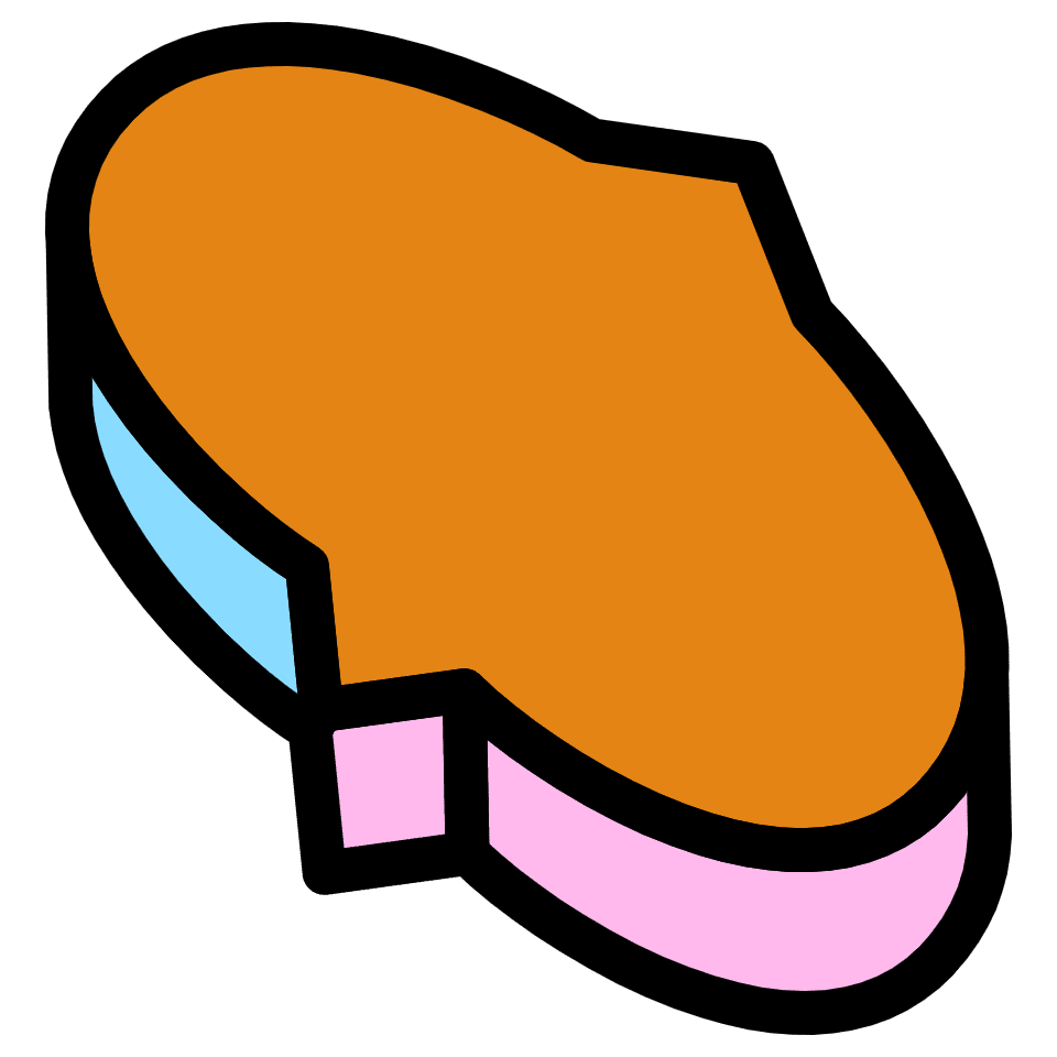 Chestnut Element from Retro Shapes Set