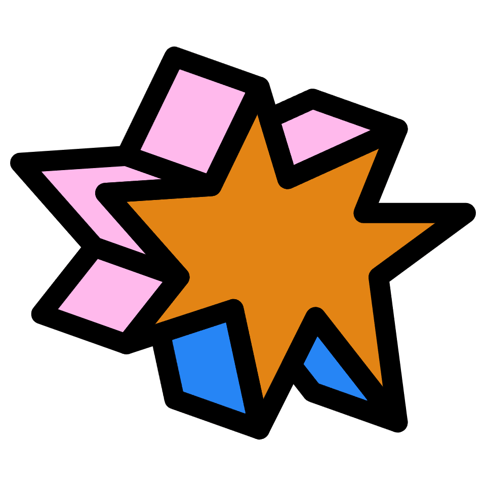 Explode Element from Retro Shapes Set