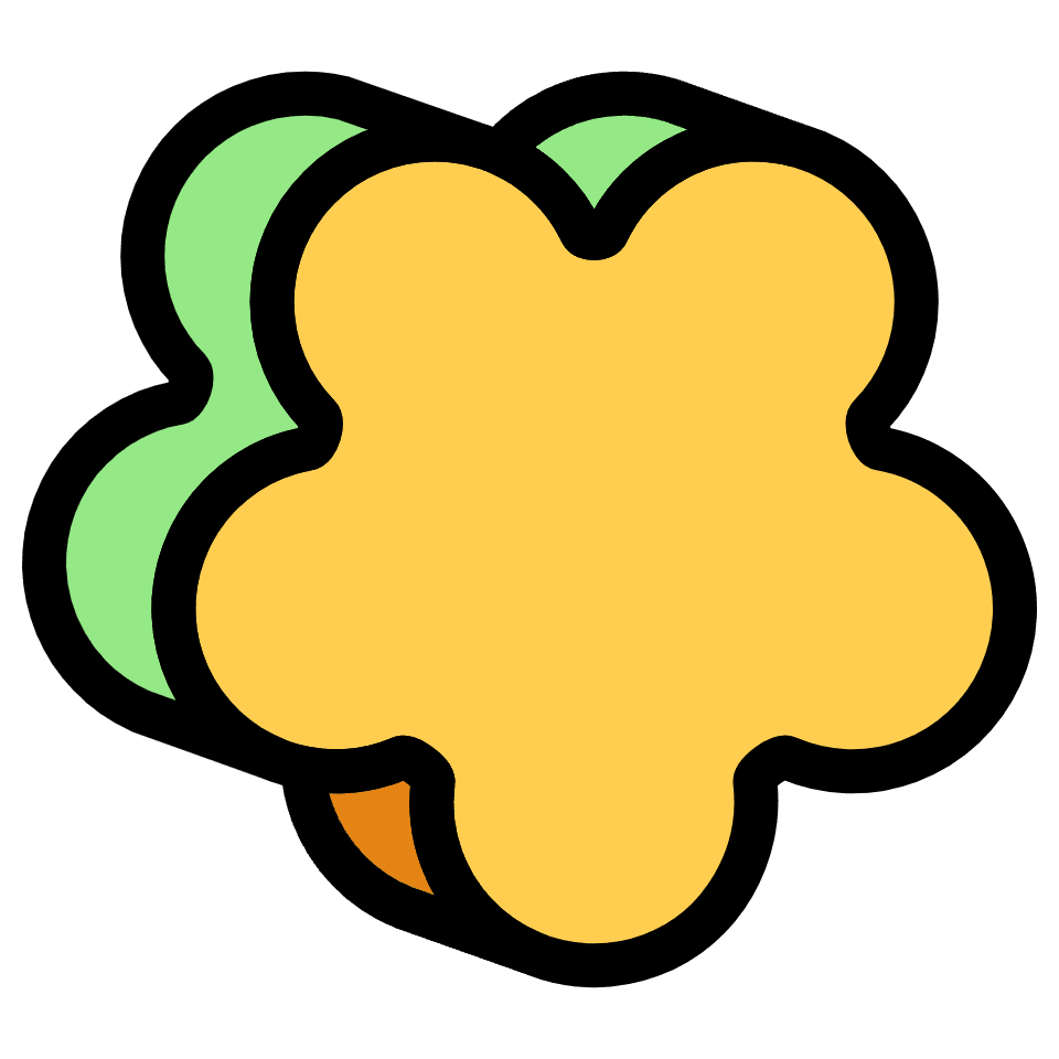 Flower Rotate Element from Retro Shapes Set